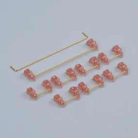 KBDfans Transparent Plate Mounted Screw-in Stabilizers