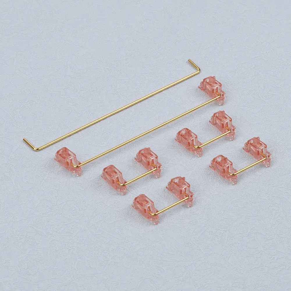 KBDfans Transparent Plate Mounted Screw-in Stabilizers