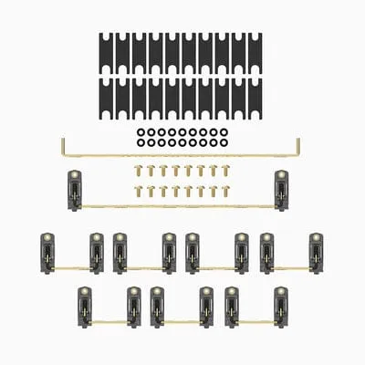 KBDfans Transparent Plate Mounted Screw-in Stabilizers