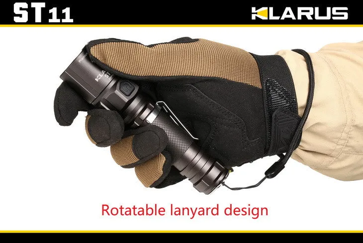 Klarus ST11 LED Flashlight with CREE XM-L2 U2 LED - 900 Lumens