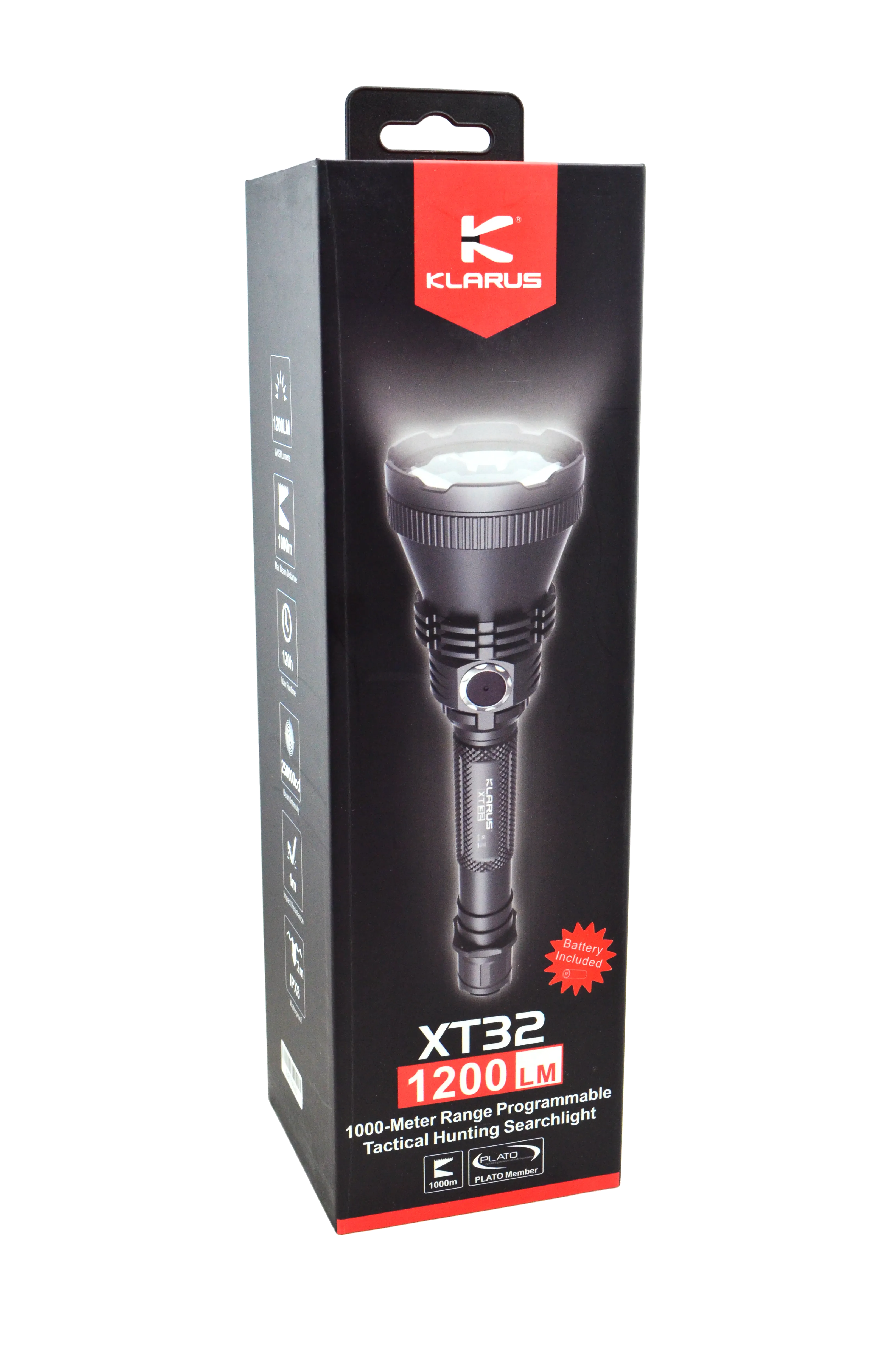 Klarus - XT32 Hunting LED Flashlight 1200LM Torch