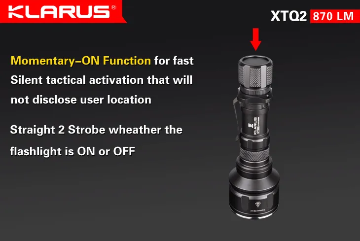 Klarus XTQ2 LED Flashlight