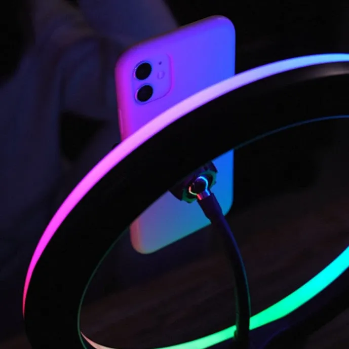 Ksix Studio LED Ring With Tripod For Smartphone - Black | 114613