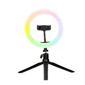 Ksix Studio LED Ring With Tripod For Smartphone - Black | 114613