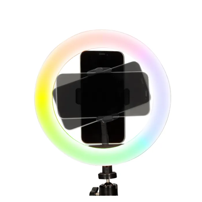 Ksix Studio LED Ring With Tripod For Smartphone - Black | 114613