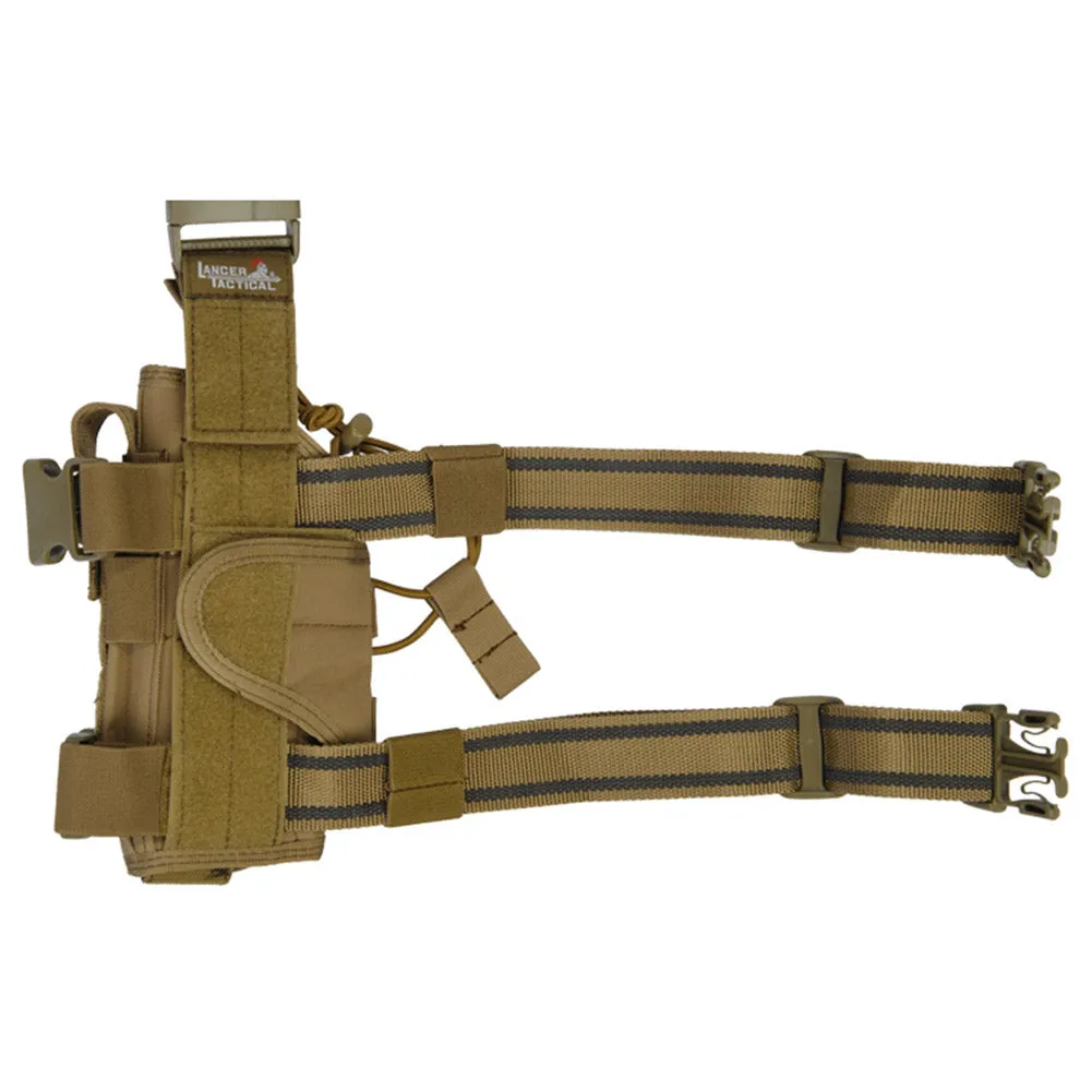 Lancer Tactical Universal Tornado Drop Leg Pistol Holster