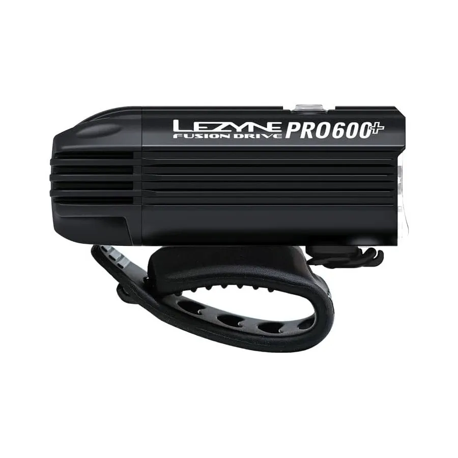 LEZYNE Fusion Drive Pro 600  and Strip Drive 300  Bicycle Light Set, Front and Rear Pair, 600/300 Lumen, USB-C Rechargeable