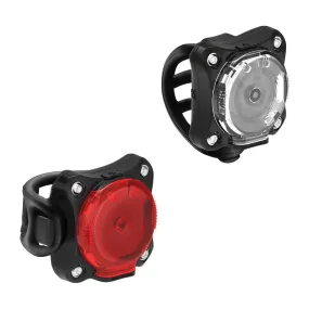 LEZYNE Zecto Drive 250  and Zecto Drive 200  Bicycle Light Set, Front and Rear Pair, USB-C Rechargeable