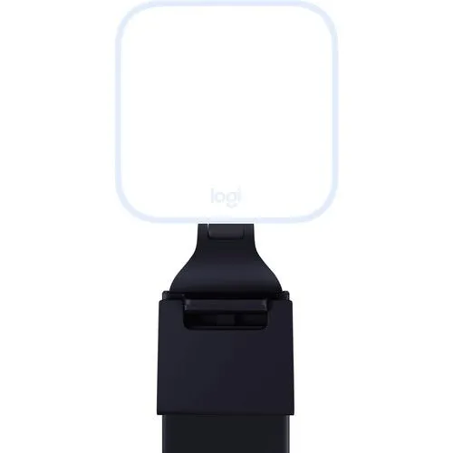 Logitech Litra Glow Video Light - Monitor Mount, Tripod Mount - Black