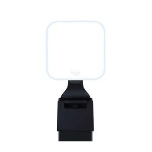 Logitech Litra Glow Video Light - Monitor Mount, Tripod Mount - Black