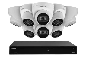 Lorex 4K 16-Channel 3TB Wired NVR System with 8 Dome Cameras