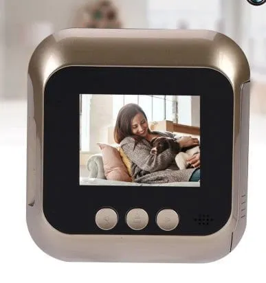 LovelyRLovely 2.4 Inch Security Smart Peephole Doorbell Camera