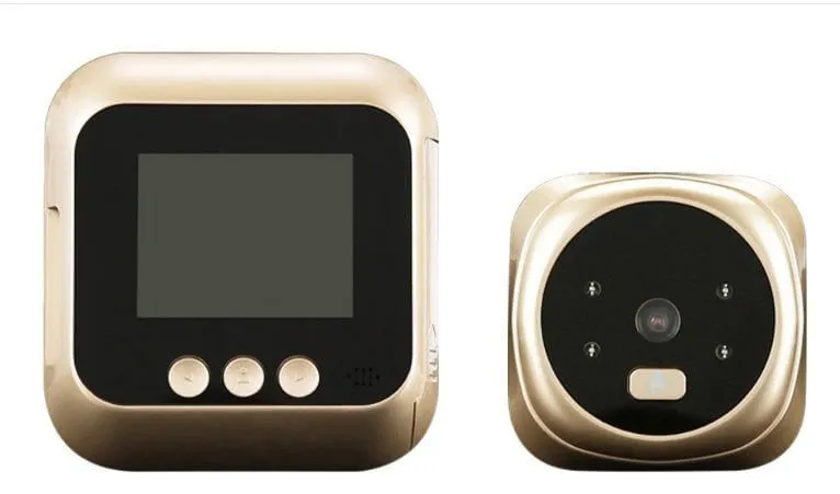 LovelyRLovely 2.4 Inch Security Smart Peephole Doorbell Camera