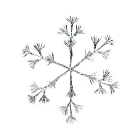 Lumineo 48cm 19 Warm White LED Flashing Snowflake Light