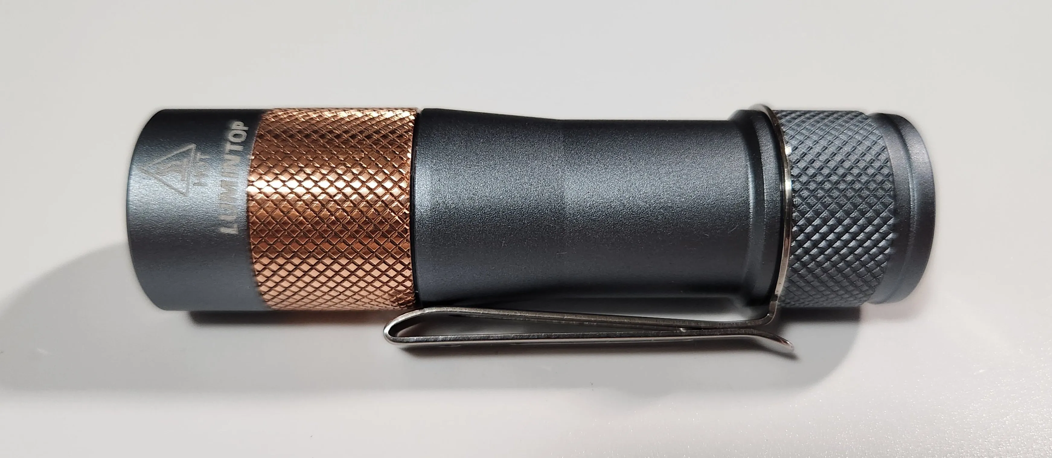 Lumintop FWAA Aluminum   Copper Nichia 519a 14500 LED Flashlight