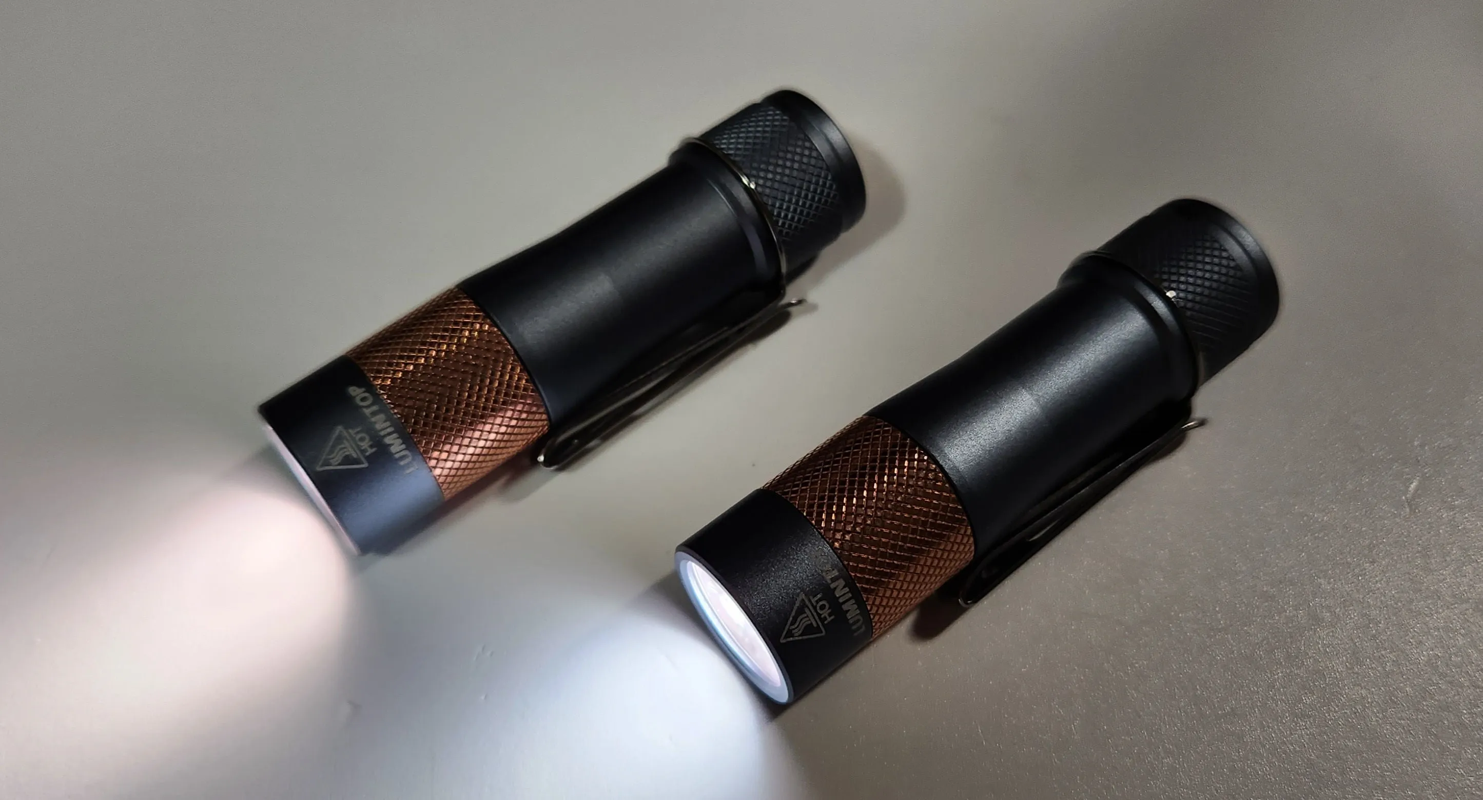 Lumintop FWAA Aluminum   Copper Nichia 519a 14500 LED Flashlight