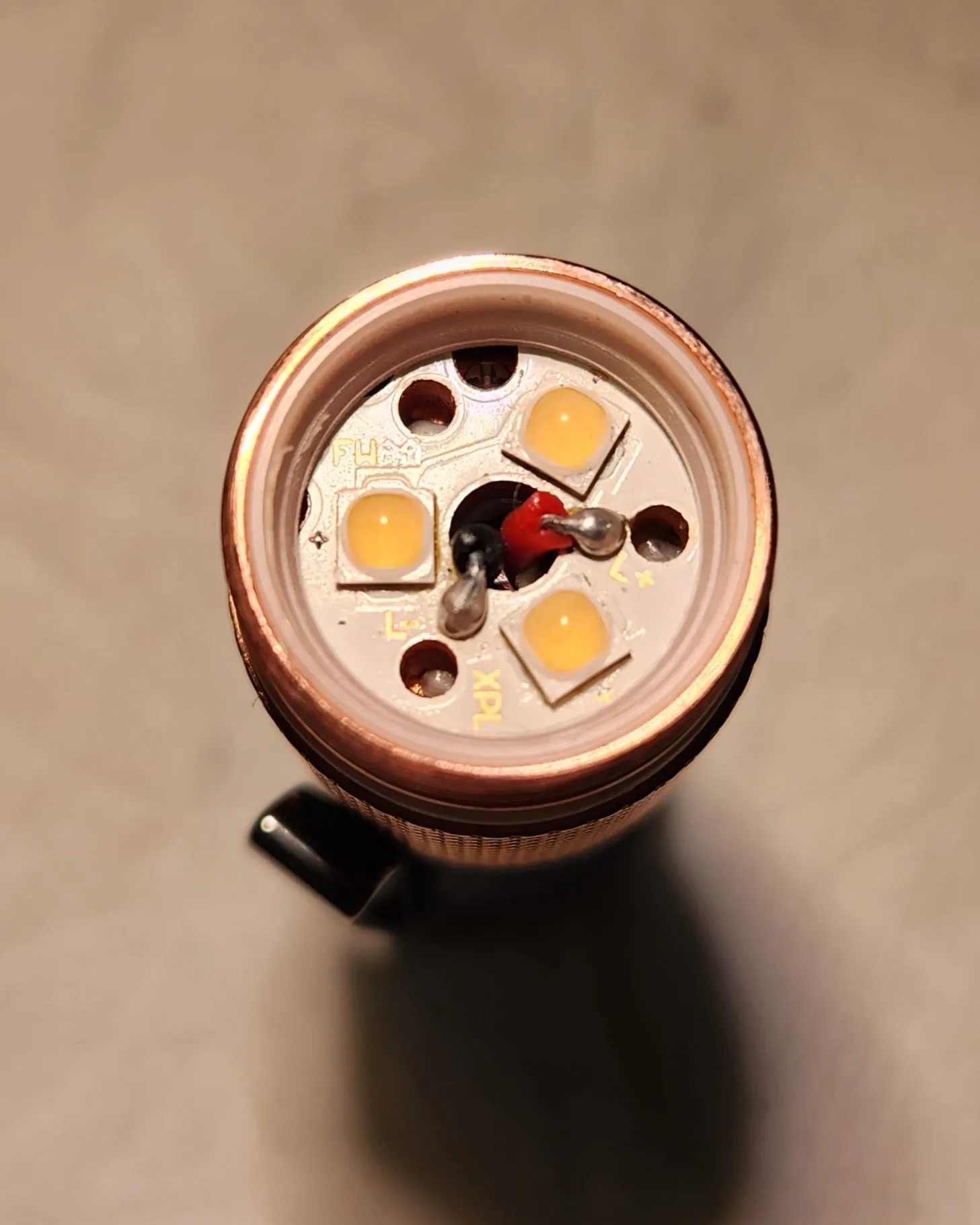 Lumintop FWAA Aluminum   Copper Nichia 519a 14500 LED Flashlight