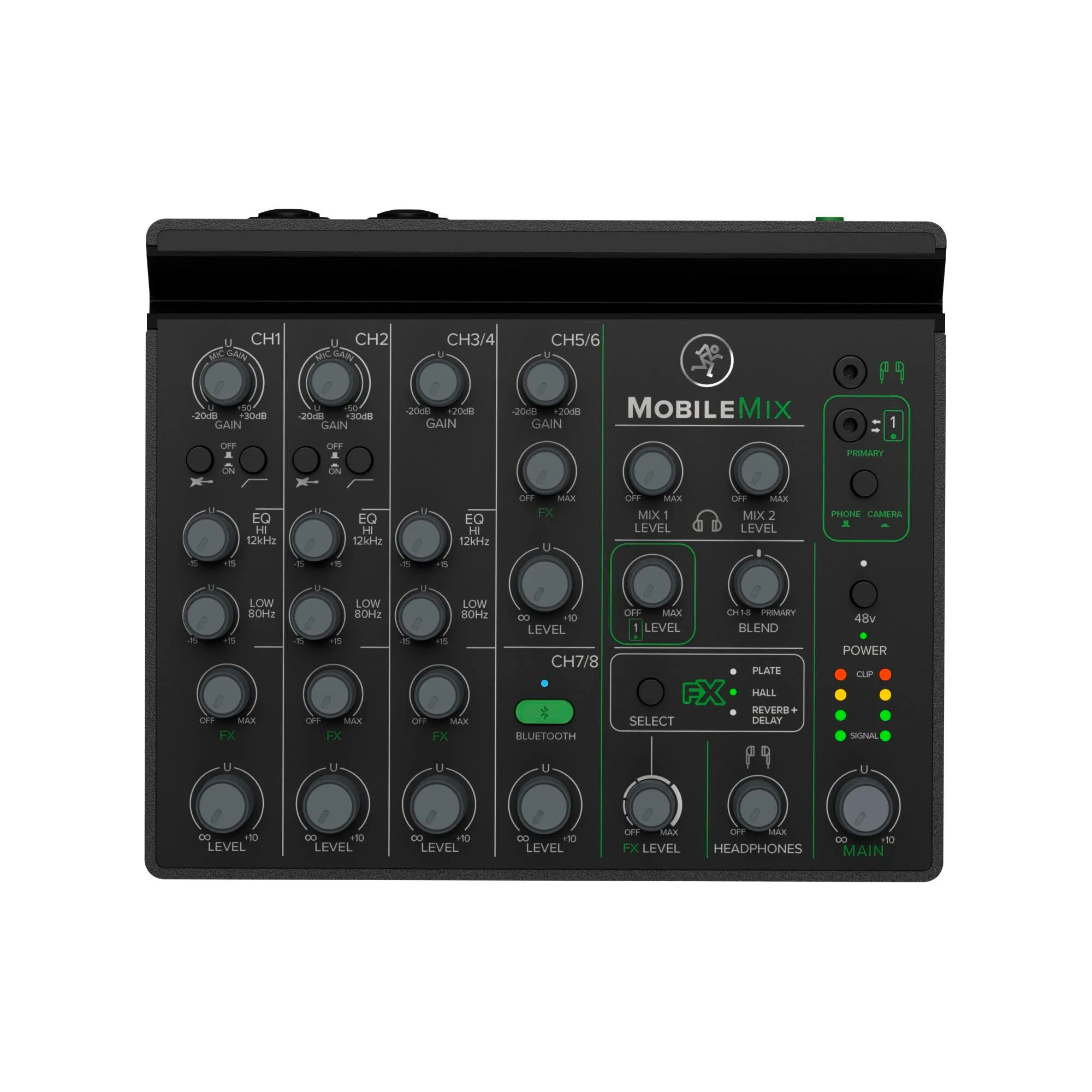 Mackie MOBILEMIX 8-Channel USB-Powerable Mixer for A/V Production, Live Sound and Streaming
