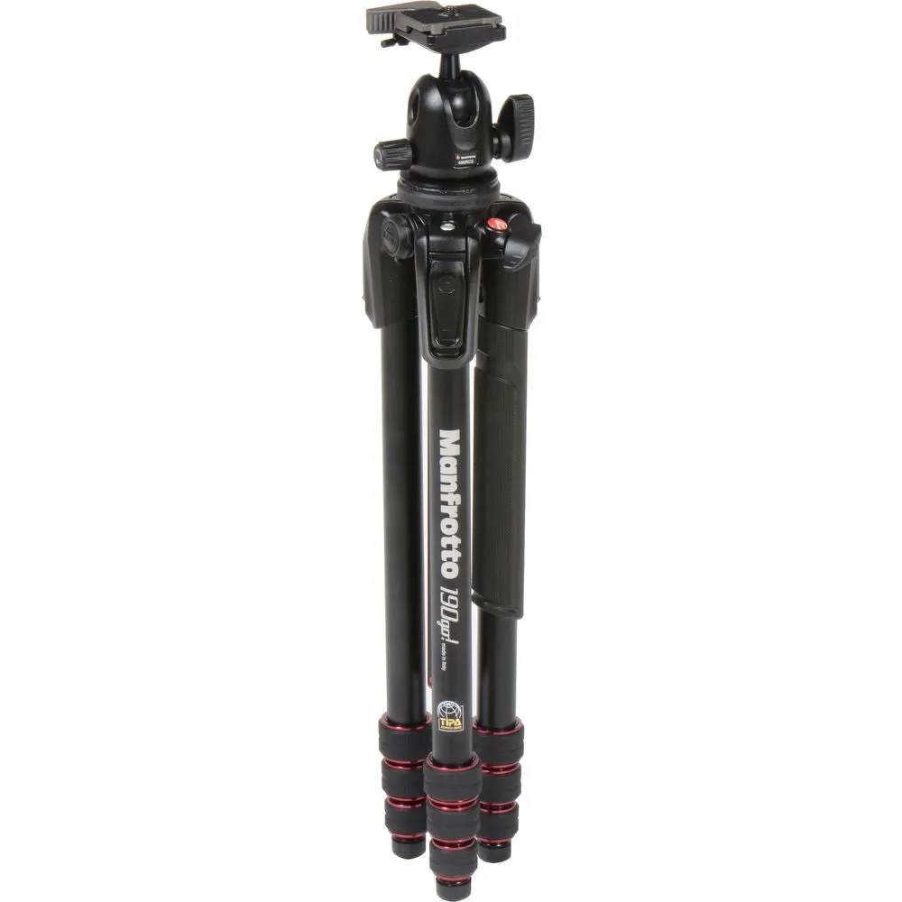 Manfrotto 190Go! Aluminum Tripod Kit with Ball Head