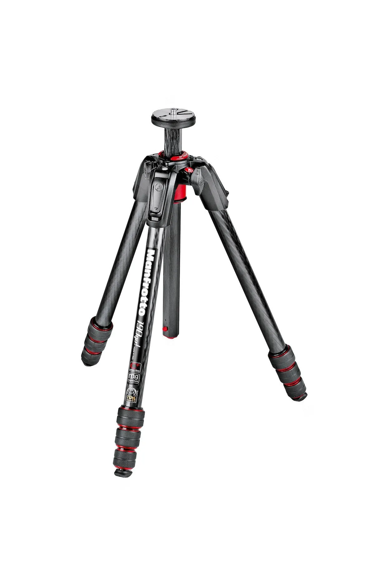 Manfrotto 190go! MS Carbon 4-Section photo Tripod with twist locks