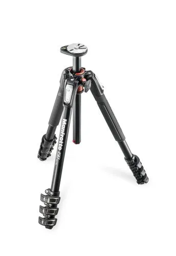 Manfrotto Aluminum 3-Section Tripod,Black