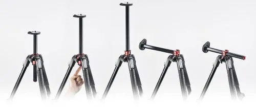 Manfrotto Aluminum 3-Section Tripod,Black