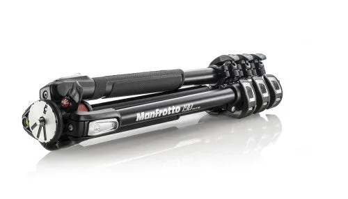 Manfrotto Aluminum 3-Section Tripod,Black