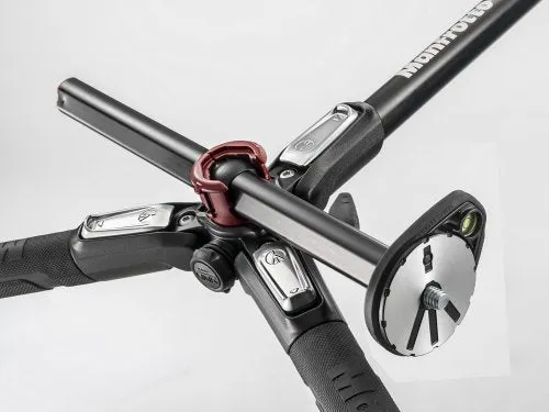 Manfrotto Aluminum 3-Section Tripod,Black
