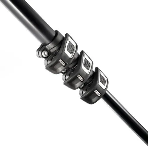 Manfrotto Aluminum 3-Section Tripod,Black