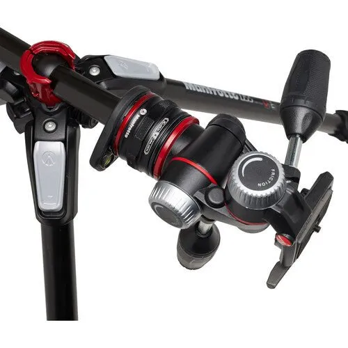 Manfrotto MT055CXPRO3 Carbon Fiber Tripod with MHXPRO-3W Head & Move Quick Release