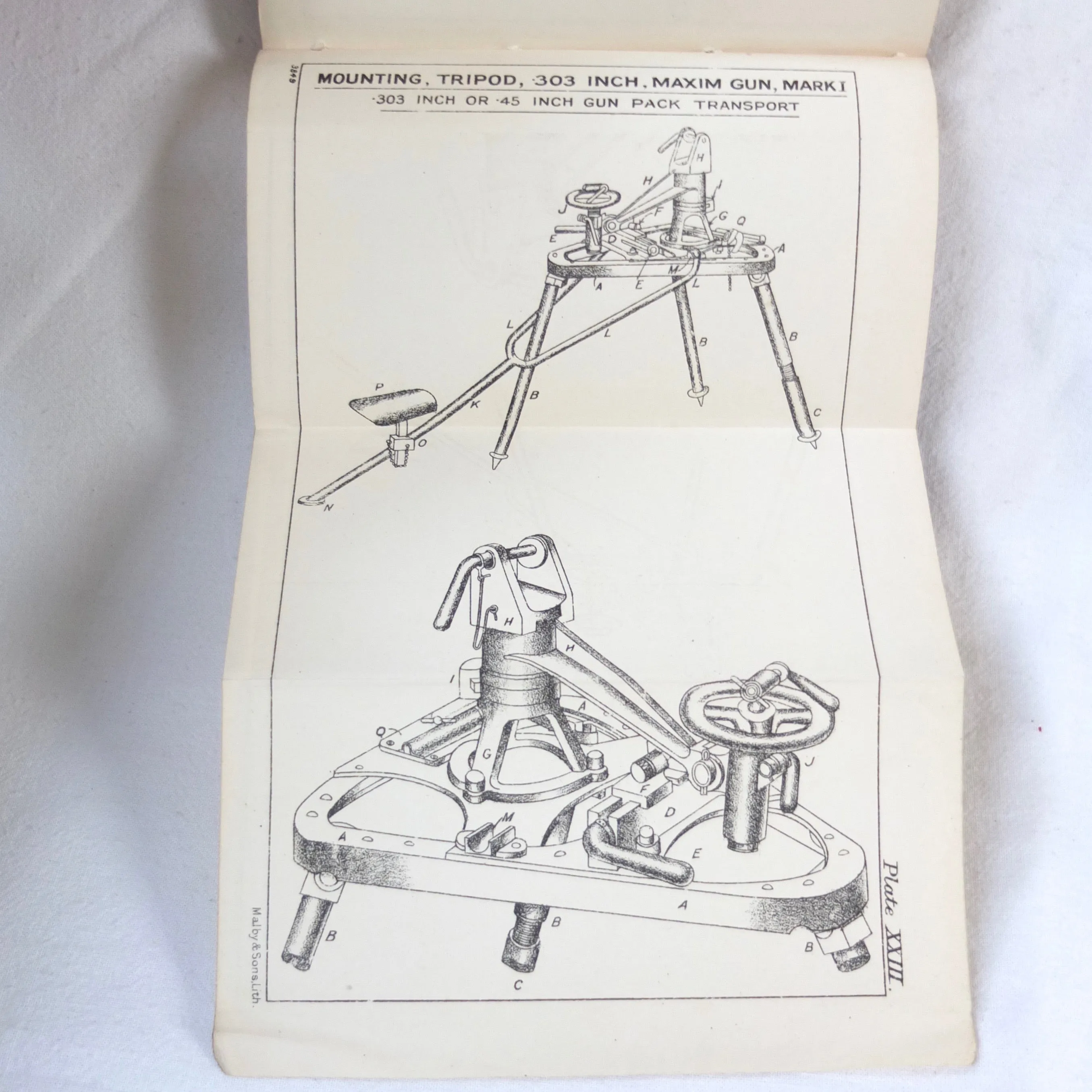 Maxim .303 Machine Gun Handbook (1915)