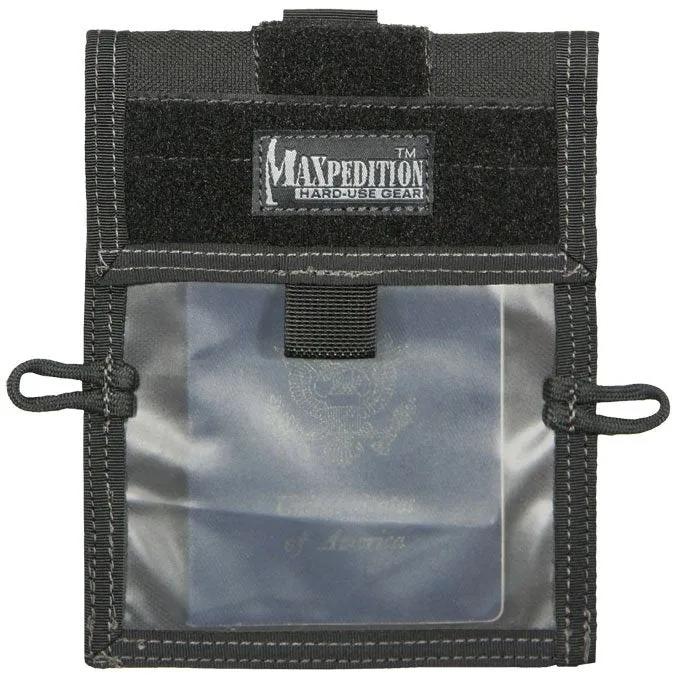 Maxpedition Traveler Passport ID Carrier - Black 0801B