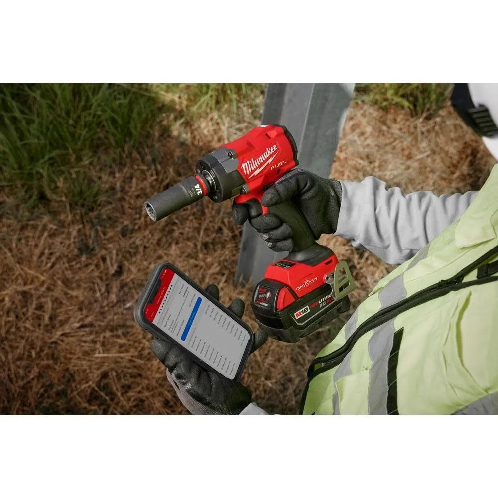 Milwaukee 3061P-20 M18 FUEL 1/2" Controlled Torque Compact Impact Wrench w/ TORQUE-SENSE, Pin Detent