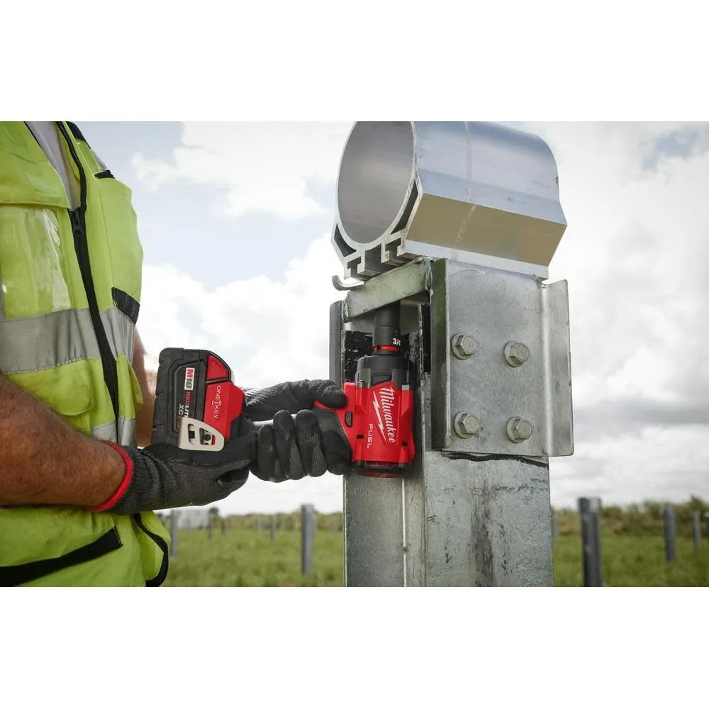 Milwaukee 3061P-20 M18 FUEL 1/2" Controlled Torque Compact Impact Wrench w/ TORQUE-SENSE, Pin Detent
