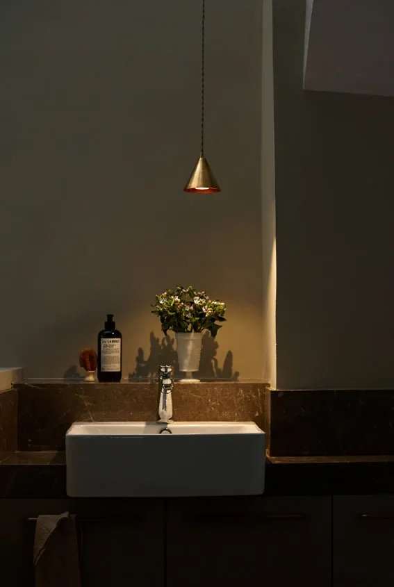 Mini Unlacquered Brass Pendant Lights