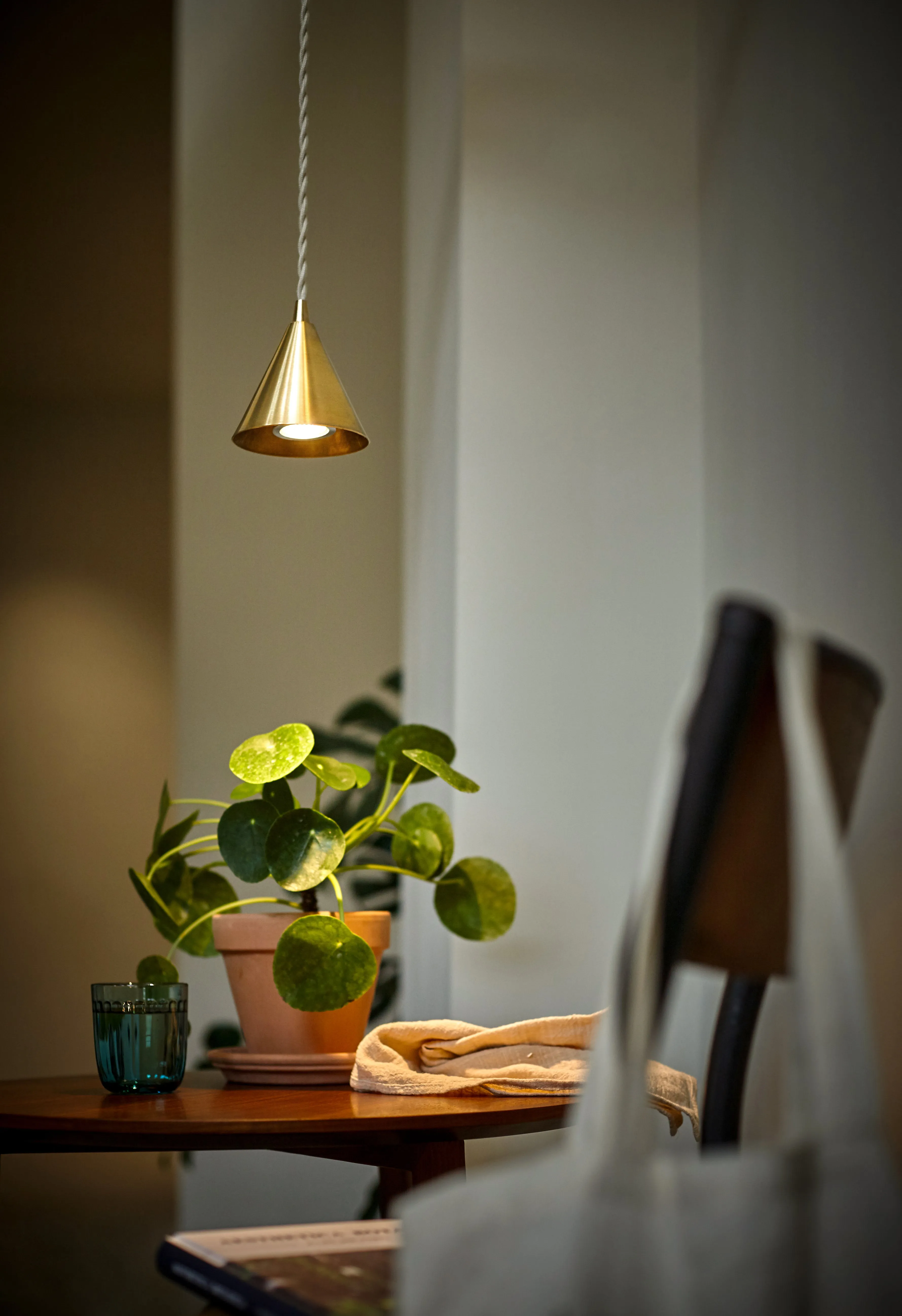 Mini Unlacquered Brass Pendant Lights