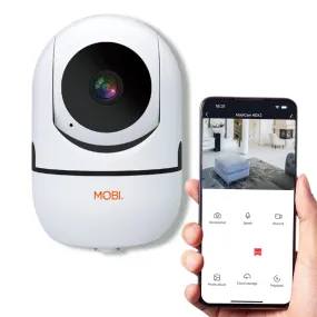 MobiCam HDX Wi-Fi Pan & Tilt Smart Nursery, Elderly & Home Monitoring Camera