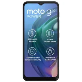 Motorola Moto G10 Power 64GB 4GB RAM Aurora Grey (Refurbished)