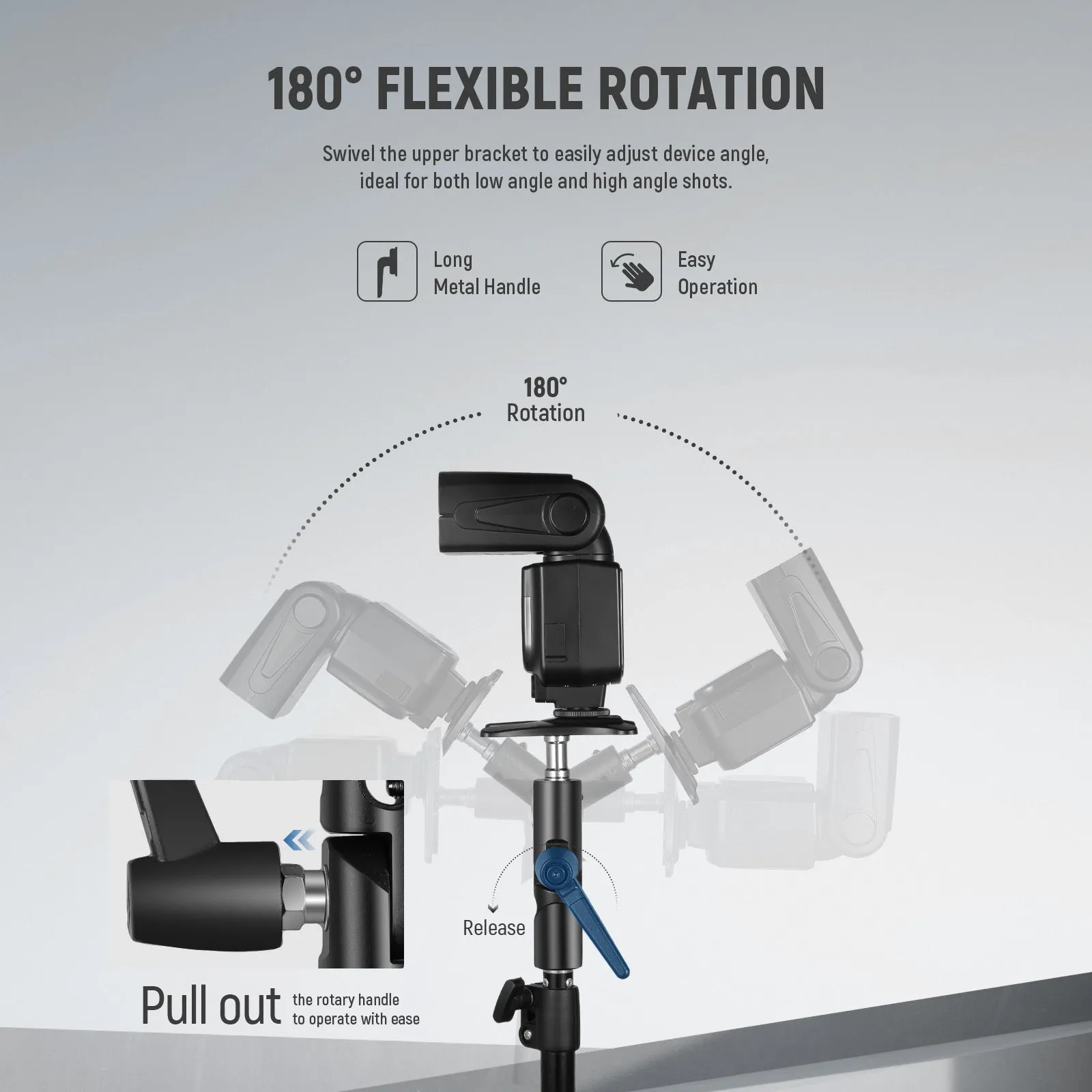 NEEWER 2 Pack H Type Mount Camera Flash Bracket