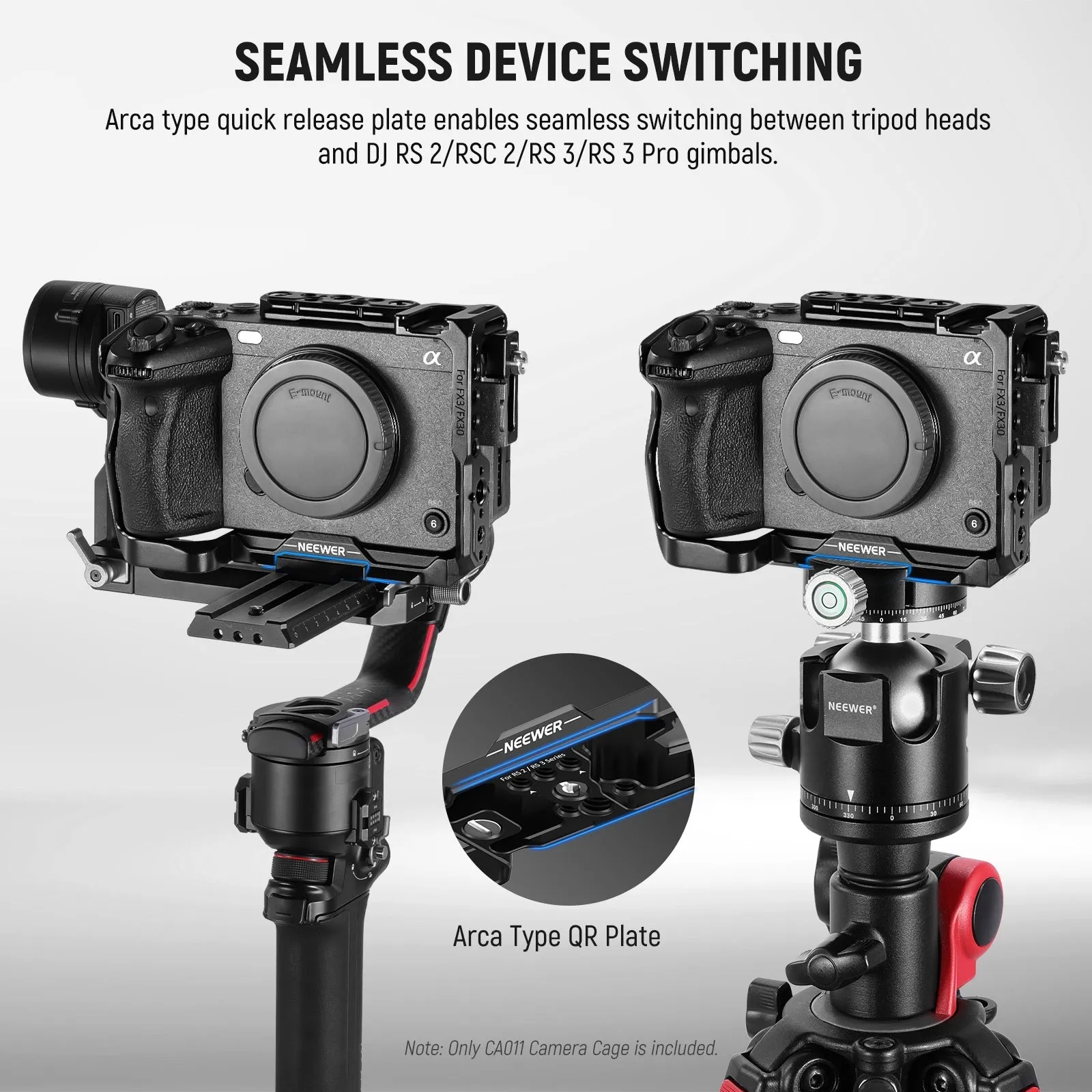 NEEWER CA024 Camera Cage Kit For Sony FX3 FX30