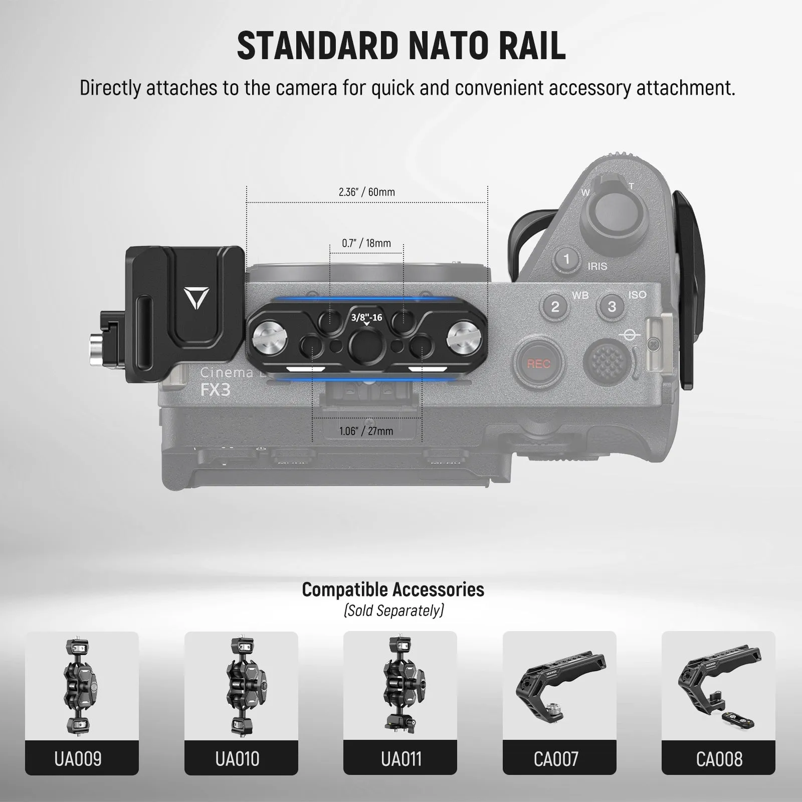 NEEWER CA024 Camera Cage Kit For Sony FX3 FX30