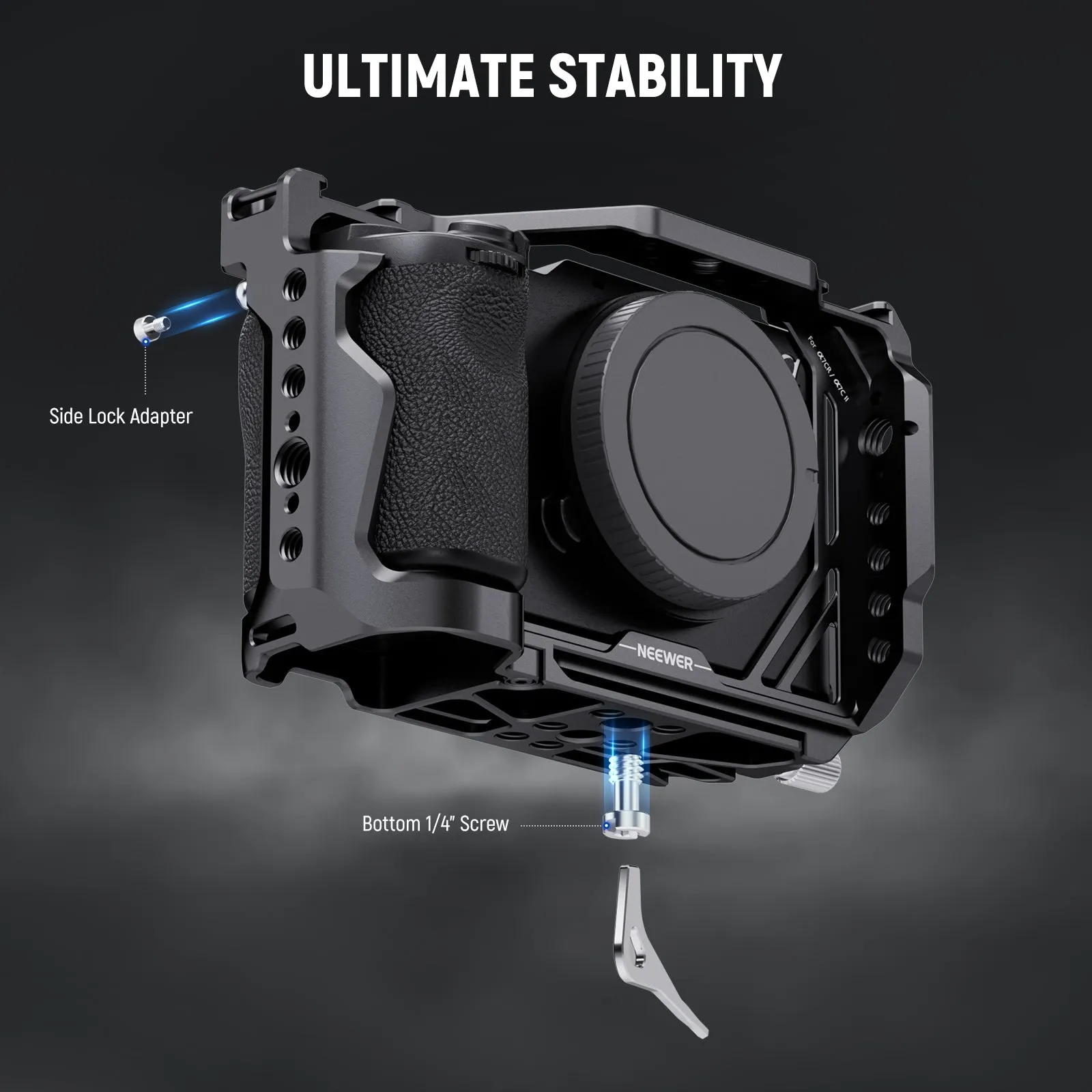 NEEWER CA050 Camera Cage Kit for Sony Alpha 7CII/ Alpha 7CR