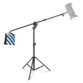 Neewer Heavy Duty 297cm / 9.8ft Photographic Boom Combi Stand and Counterweight (4kg Load)