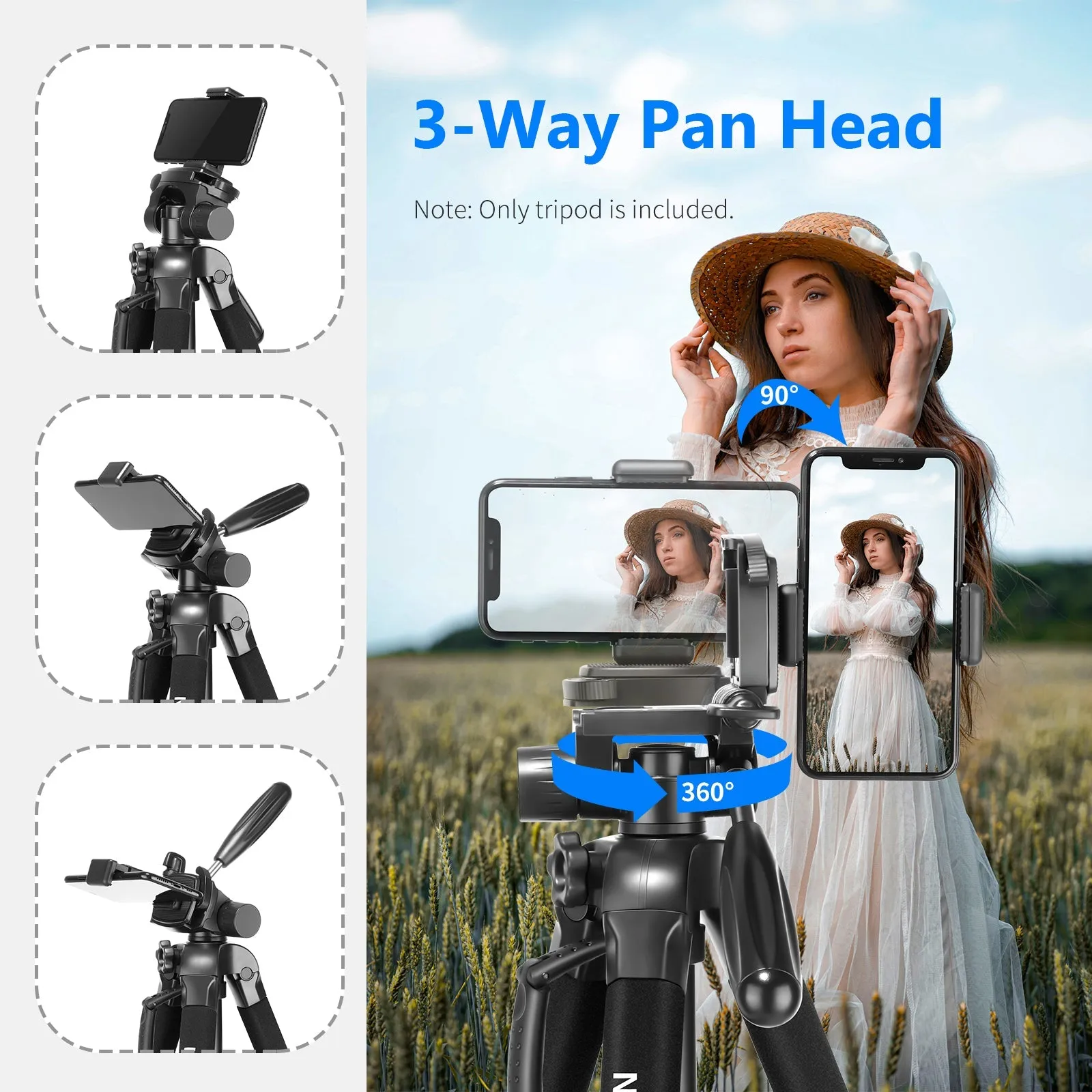 NEEWER SAB264 70'' Aluminum Alloy Camera Monopod Tripod