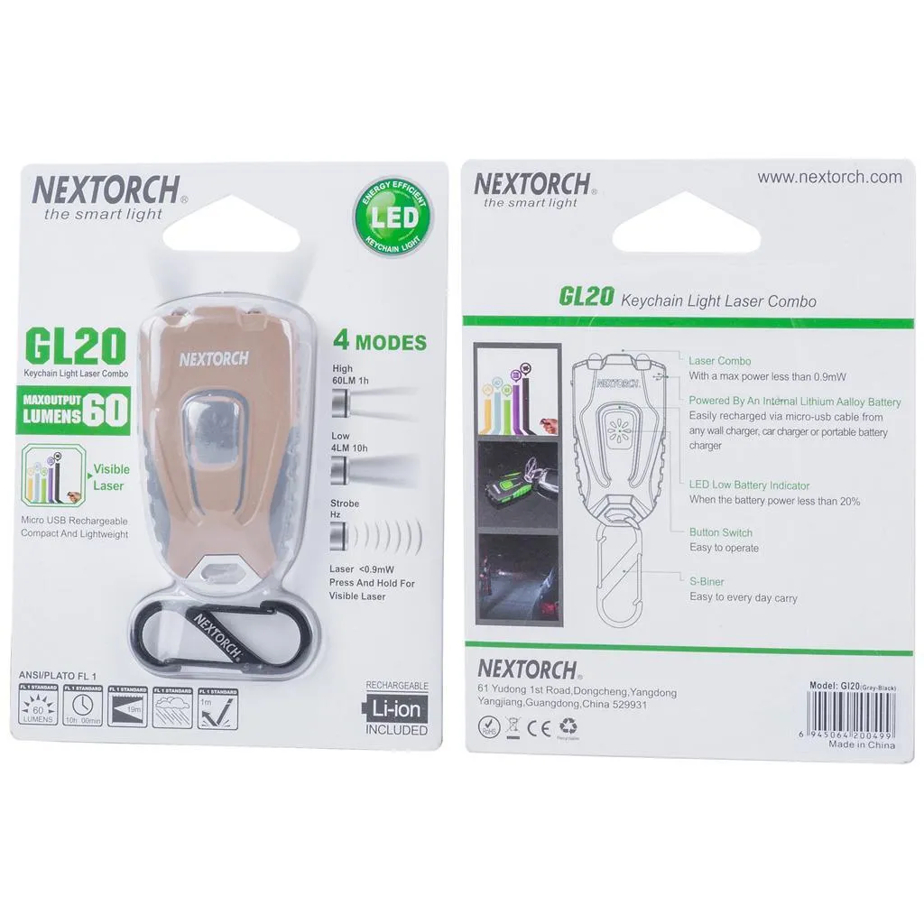 Nextorch GL20 Flashlight Khaki