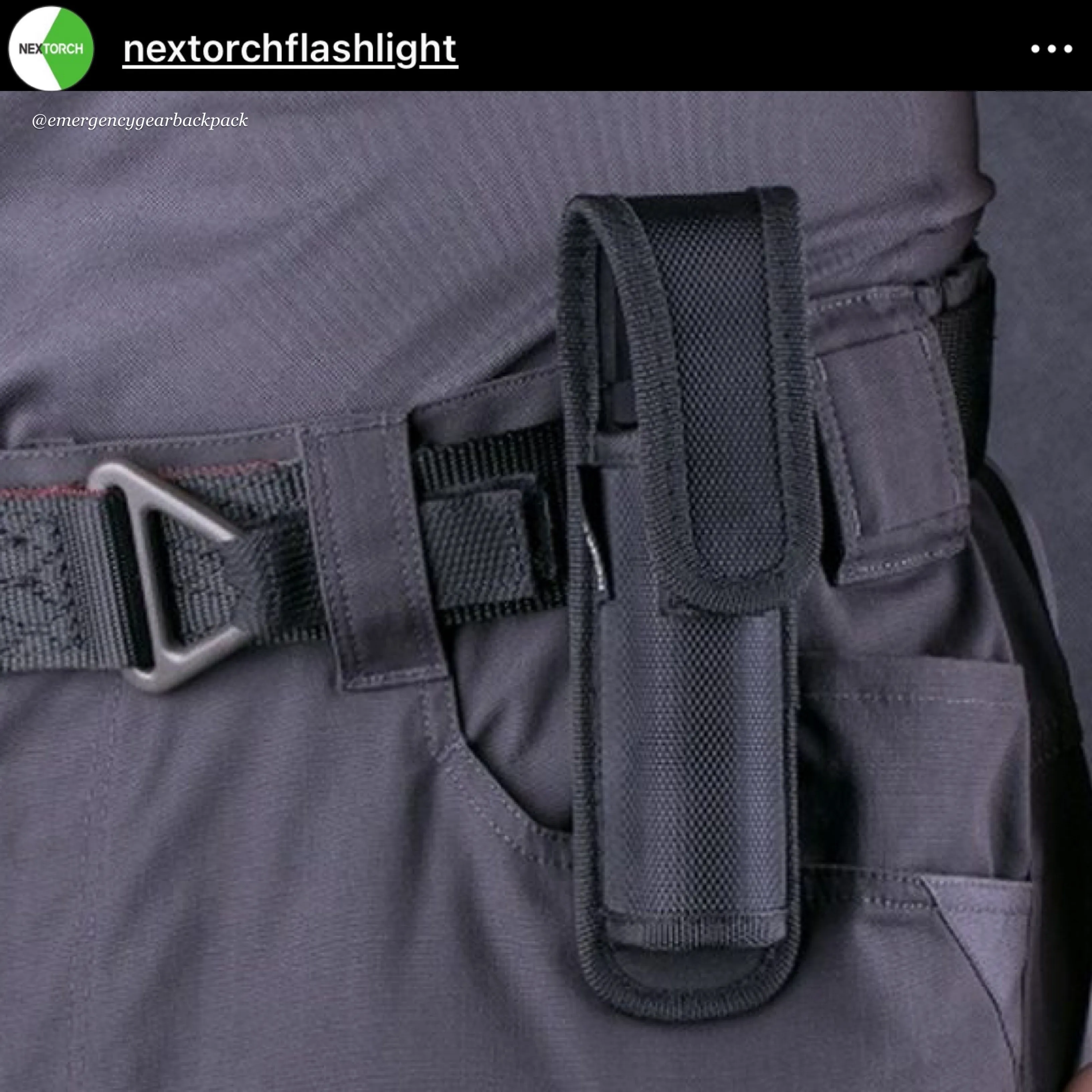 NEXTORCH V10 CORDURA Flashlights Holster