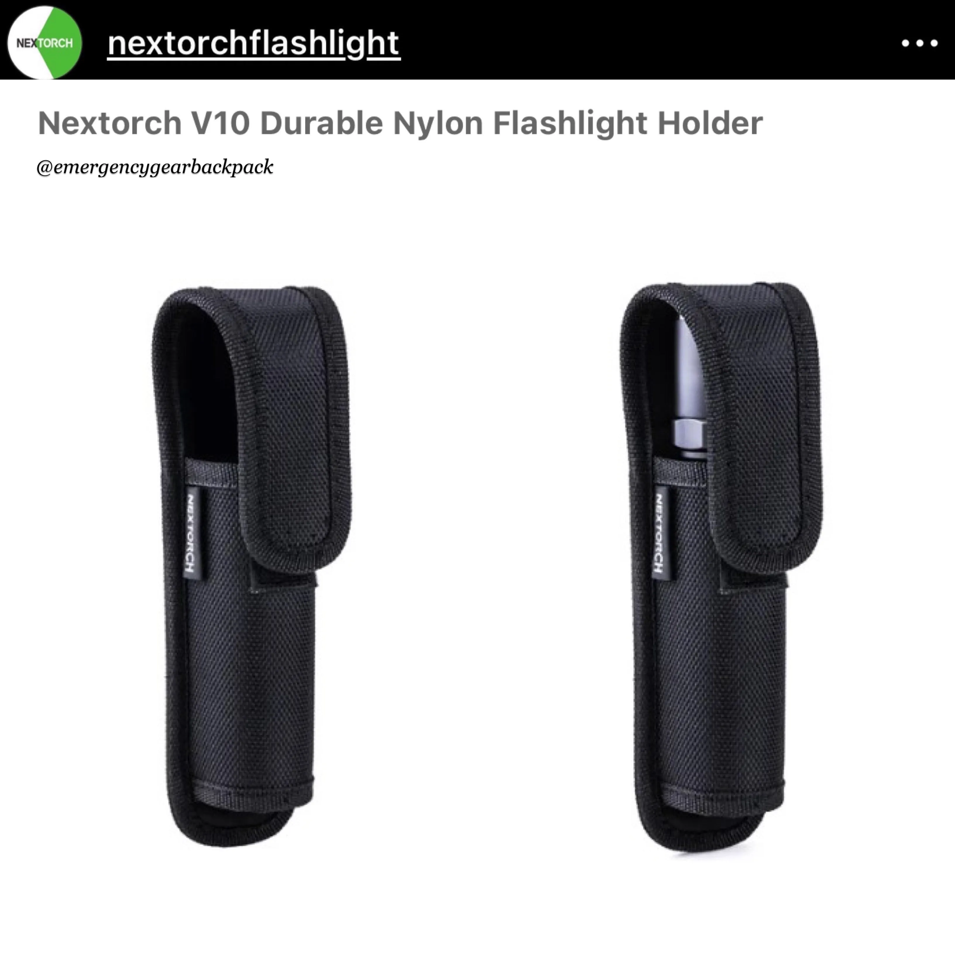 NEXTORCH V10 CORDURA Flashlights Holster