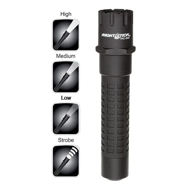 NIGHTSTICK TAC-500B Polymer Multi-Function Tactical Flashlight - Rechargeable