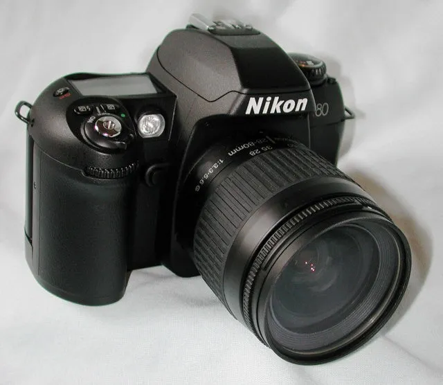 Nikon N80 35mm SLR Film Camera with AF 28-80mm Lens - Used