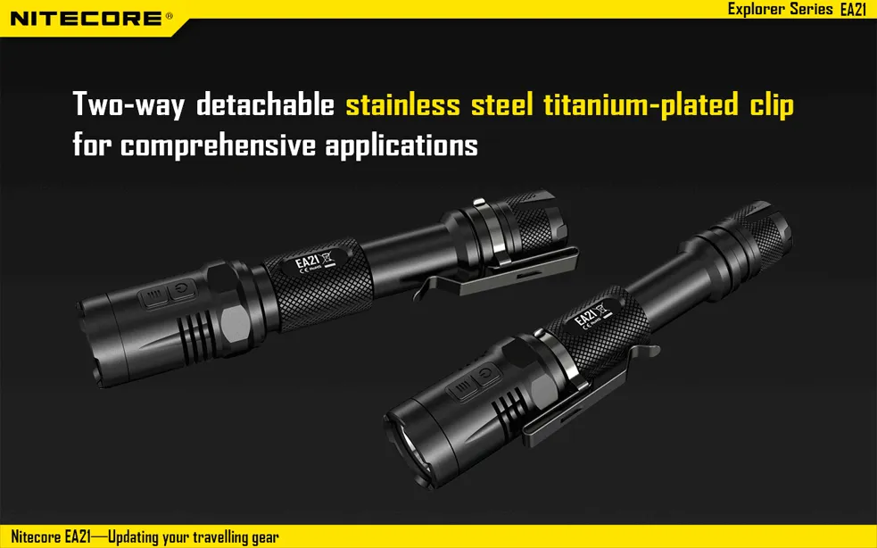 Nitecore EA21 CREE XP-G2 R5 LED Flashlight 360 Lumens